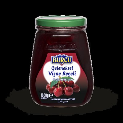 1500 GR BURCU VİŞNE REÇELİ CAM