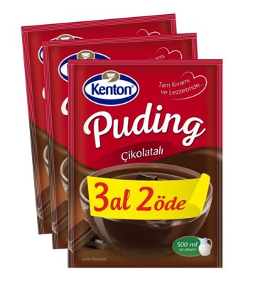 KENTON PUDİNG ÇİKOLATA AŞKI ÇİKOLATALI 3AL2ÖDE
